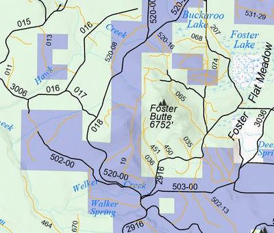 Touch Some Grass Maps LLC Oregon Hunting - Silver Lake Unit 76 digital map