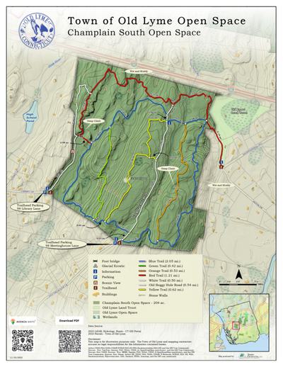 Old Lyme - Champlain South Open Space Trails Preview 1