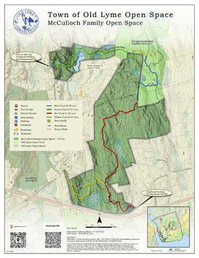 Old Lyme - McCulloch Family Open Space Trails Preview 1