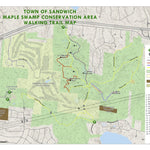 Town of Sandwich Maple Swamp Conservation Area Trail Map digital map