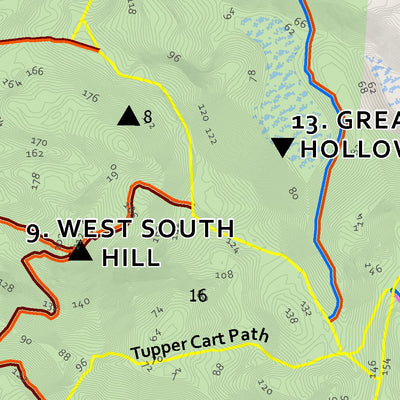 Town of Sandwich Maple Swamp Conservation Area Trail Map digital map