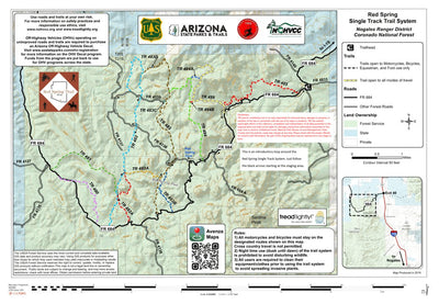 Trail Riders of Southern Arizona Red Spring Loop digital map