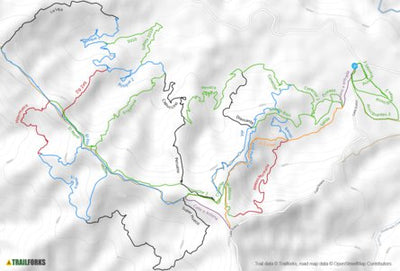 Trailforks Ciudad Colon Mountain Bike Trails digital map