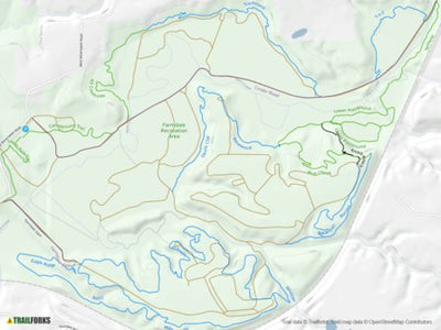 Trailforks Farmdale Reservoir Mountain Bike Trails digital map
