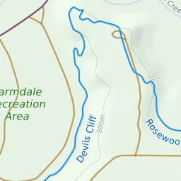 Trailforks Farmdale Reservoir Mountain Bike Trails digital map