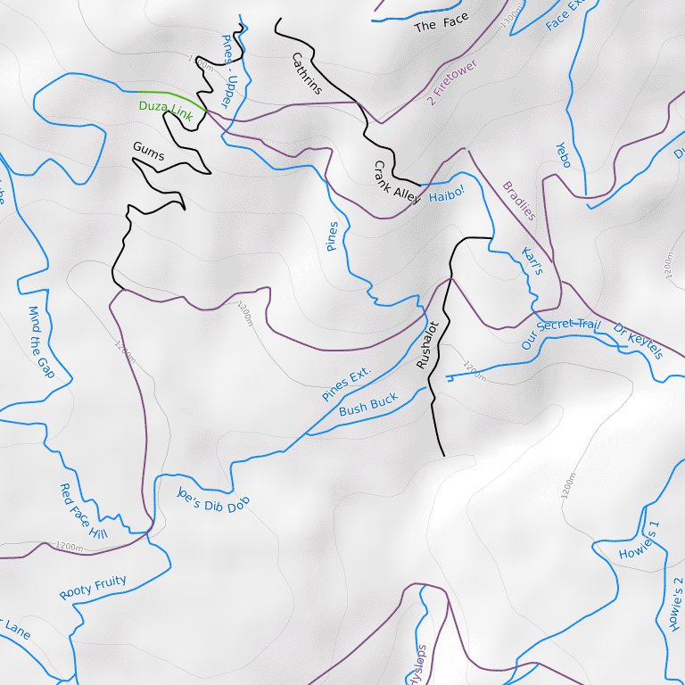 Howick Mountain Bike Trails Map by Trailforks | Avenza Maps
