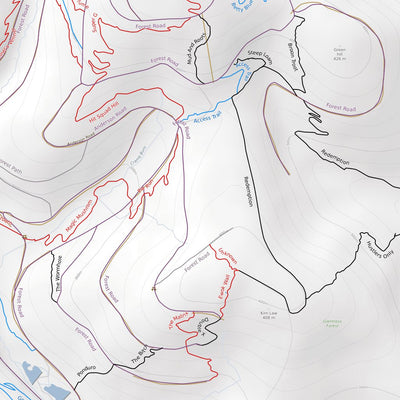 Trailforks Innerleithen Mountain Bike Trails digital map