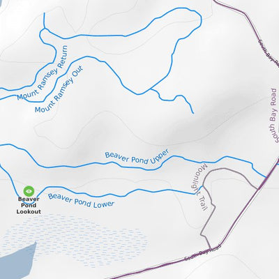 Trailforks Lake Laurentian Conservation Area Mountain Bike Trails digital map