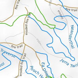 Trailforks Queanbeyan Mountain Bike Trails digital map