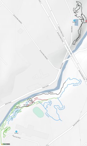 Trailforks Sainte-Marie-de-Beauce Mountain Bike Trails digital map