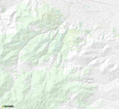 Trailforks South Hills Mountain Bike Trails digital map