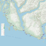 trailmapps.com Sunshine Coast Bike Route - South Coast digital map