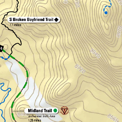 Trails Map for Town of Buena Vista Colorado Preview 2