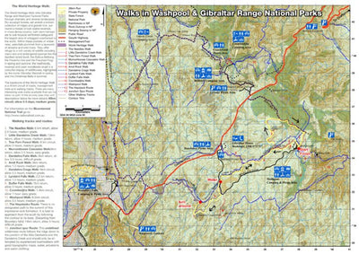 TRAQ Washpool World Heritage Trails -TRAQ 26km digital map