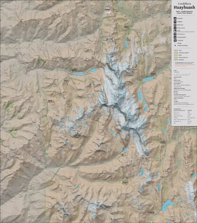 Huayhuash - Peru - 1:30000 Preview 1