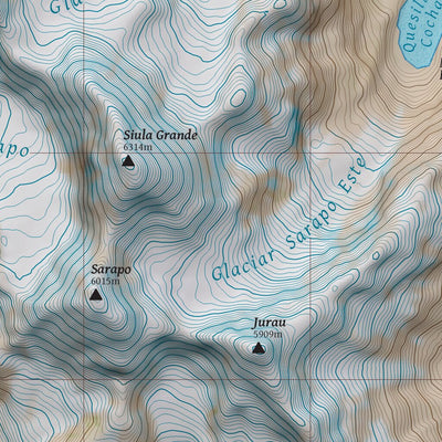 Huayhuash - Peru - 1:30000 Preview 3