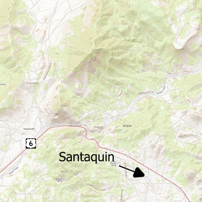 Trusted Trail Maps Inc. 5 mile to Eureka Loop - Eureka - Juab CO UT digital map