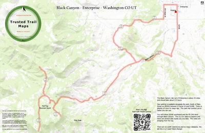 Trusted Trail Maps Inc. Black Canyon -Enterprise - Washington CO UT digital map
