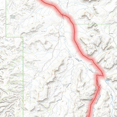 Trusted Trail Maps Inc. Blanding to Moab - Lockhart Basin - San Juan CO UT digital map