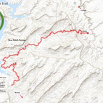 Trusted Trail Maps Inc. Blue Notch Canyon - Ticaboo Utah digital map