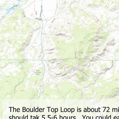 Trusted Trail Maps Inc. Boulder Top - Bicknell Wayne CO UT digital map