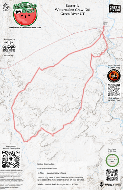 Butterfly - Watermelon Crawl '26 - Green River UT Preview 1