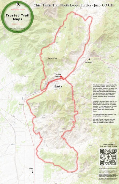 Trusted Trail Maps Inc. Chief Tintic - Eureka - Juab CO UT digital map