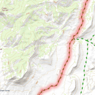 Trusted Trail Maps Inc. Conger Mountains Trail System - Millard CO UT digital map