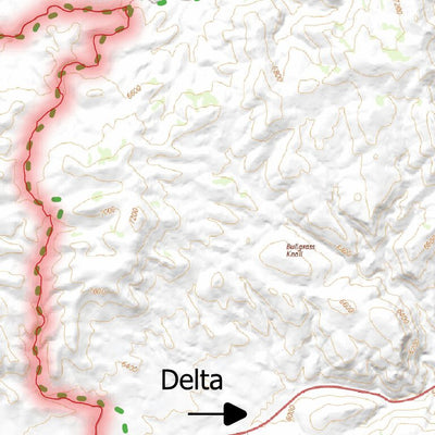 Trusted Trail Maps Inc. Conger Mountains Trail System - Millard CO UT digital map