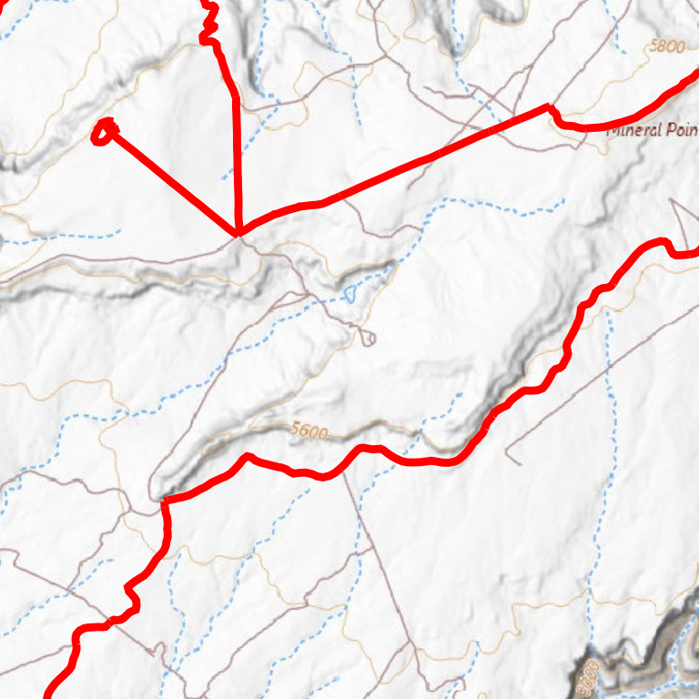 Hell Roaring Rim - Rated 3 Map by Trusted Trail Maps Inc. | Avenza Maps