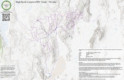 High Rock Canyon OHV Trails - Nevada Preview 1
