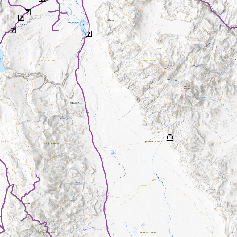 High Rock Canyon OHV Trails - Nevada Map by Trusted Trail Maps Inc ...
