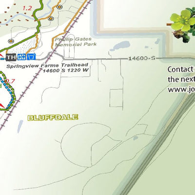 Jordan River Trail Map South - 90000 So South to Utah Lake Preview 2