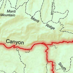 Trusted Trail Maps Inc. Manti Loop - Arapeen Trails Utah digital map