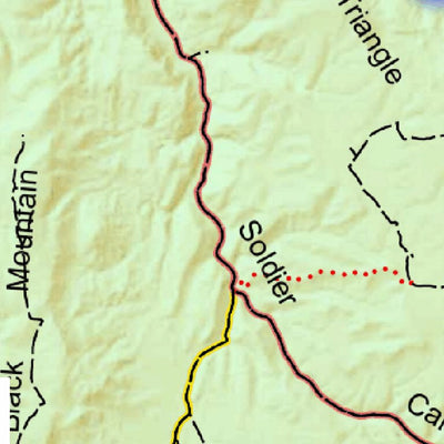 Trusted Trail Maps Inc. Marys Nipple Loop - Salina Utah digital map