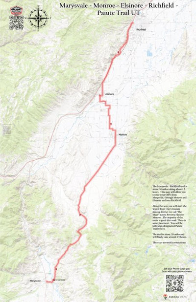 Marysvale - Monroe - Elsinore - Richfield - Paiute Trail UT Preview 1