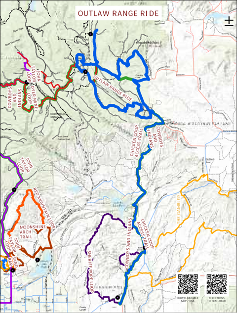 Outlaw Range Ride Trail - Vernal Utah Preview 1