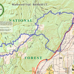 Trusted Trail Maps Inc. Rockwood Trail Loop - Richfield Utah digital map