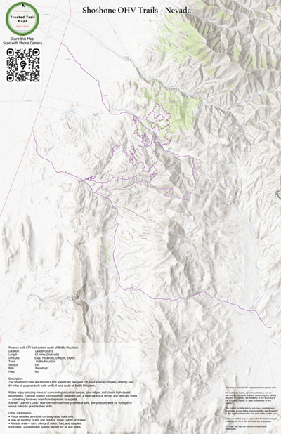 Shoshone OHV Trails - Nevada Preview 1