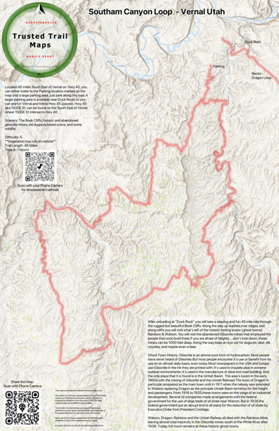 SOUTHAM CANYON LOOP - Vernal Utah Preview 1