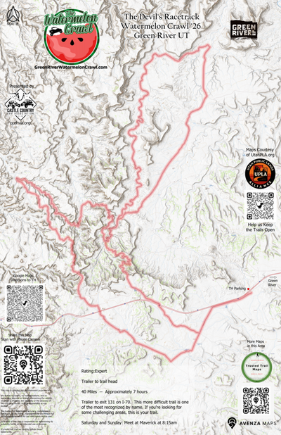 The Devil's Racetrack - Watermelon Crawl '26 - Green River UT Preview 1