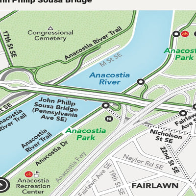 Washinton DC Downtown-Bike Trails Preview 3