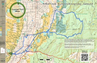 Trusted Trail Maps Inc. Willow Creek - Beaver Creek- Salina Salina digital map
