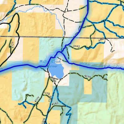 Trusted Trail Maps Inc. Willow Creek - Beaver Creek- Salina Salina digital map