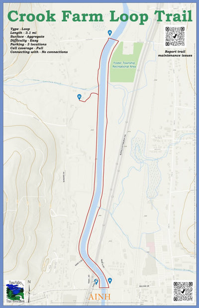 Tuna Valley Trail Association Crook Farm Loop Trail bundle exclusive