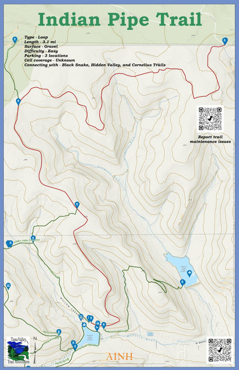 Tuna Valley Trail Association Indian Pipe Trail bundle exclusive