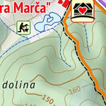 Turisticka zajednica Grada Ivanic-Grada Pješačke rute oko imanja Stara Marča - Hiking routes around estate Stara Marča digital map