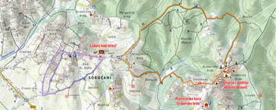 Turisticka zajednica Grada Ivanic-Grada Pješačke rute oko Ladnja kod strica - Hiking routes around Ladanj kod strica digital map