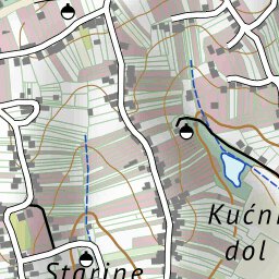 Turisticka zajednica Grada Ivanic-Grada Pješačke rute oko Ladnja kod strica - Hiking routes around Ladanj kod strica digital map