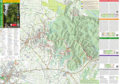 Turisticka zajednica Grada Ivanic-Grada Šuma Marča Turistička karta Pješački putovi - Forest Marča Tourist Map Hiking Trails digital map